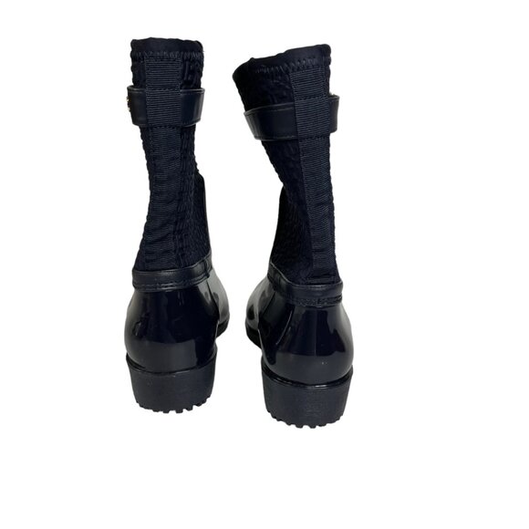 Tommy Hilfiger Womens Splash Rain Boots Blue Rubber Galoshes Size 6 - Picture 5 of 10